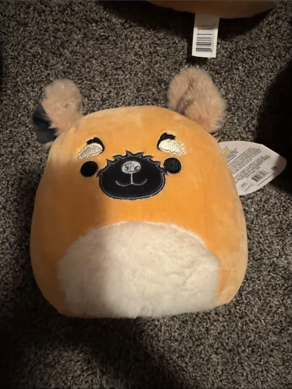 Squishmallows Plush Pet Collection - Tan, Black & Pink Accents